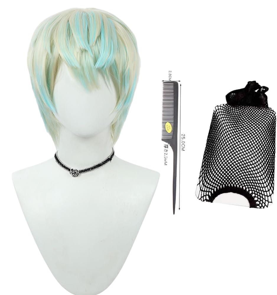 Amazon.co.jp: コスプレウィッグ 緋八マナ 変装用ウィッグ ショート