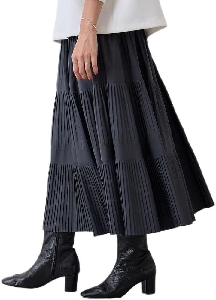 Amazon.co.jp: [BEARDSLEY] [ビアズリー] プリーツティアードスカート