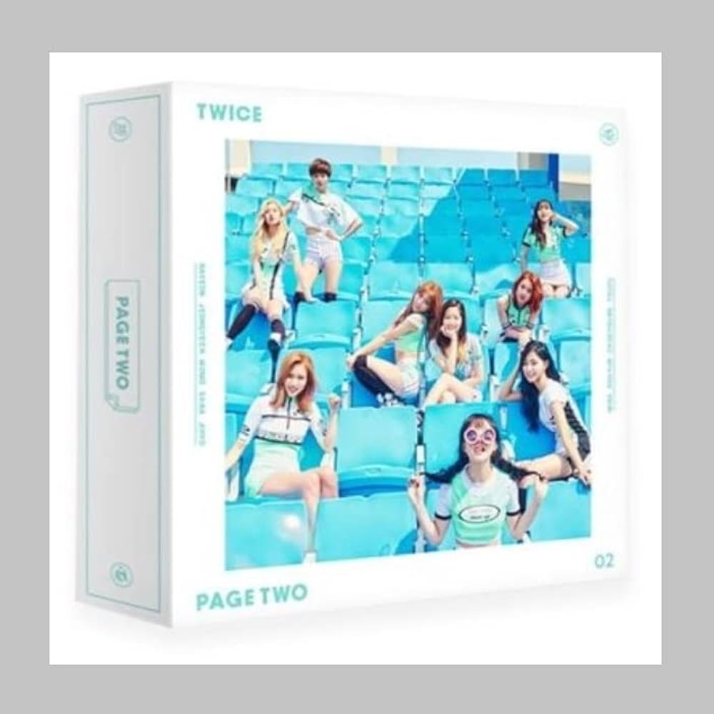 TWICE - TWICE - [PAGE TWO] 2nd Mini Album Mint ver. CD+72p Photo