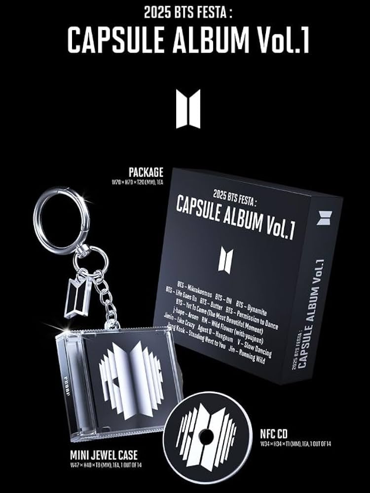 Amazon.co.jp: 【即発送】 BTS [ 2025 BTS FESTA : CAPSULE ALBUM Vol
