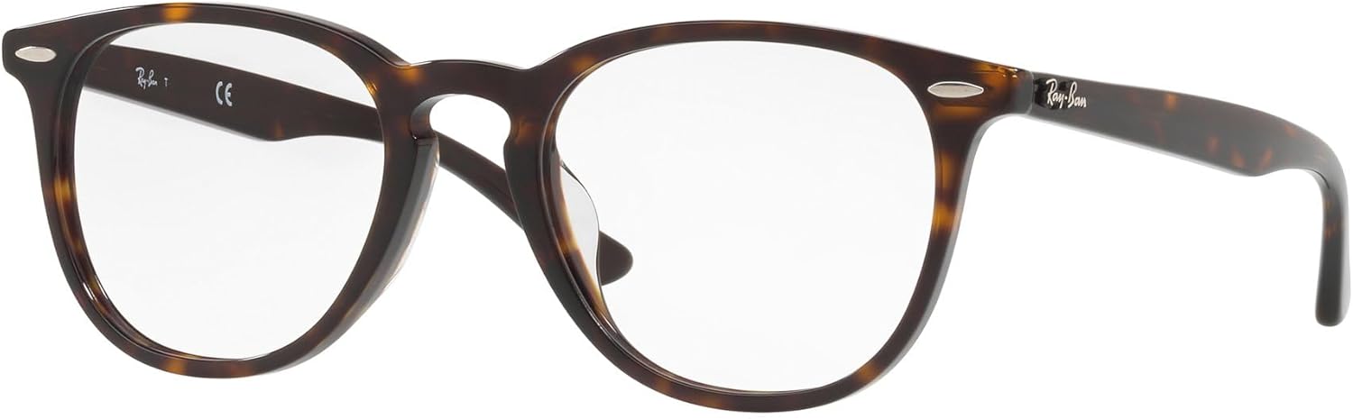 Amazon | Ray-Ban (レイバン) メガネ 0RX7159F BLACK 日本 52 (FREE