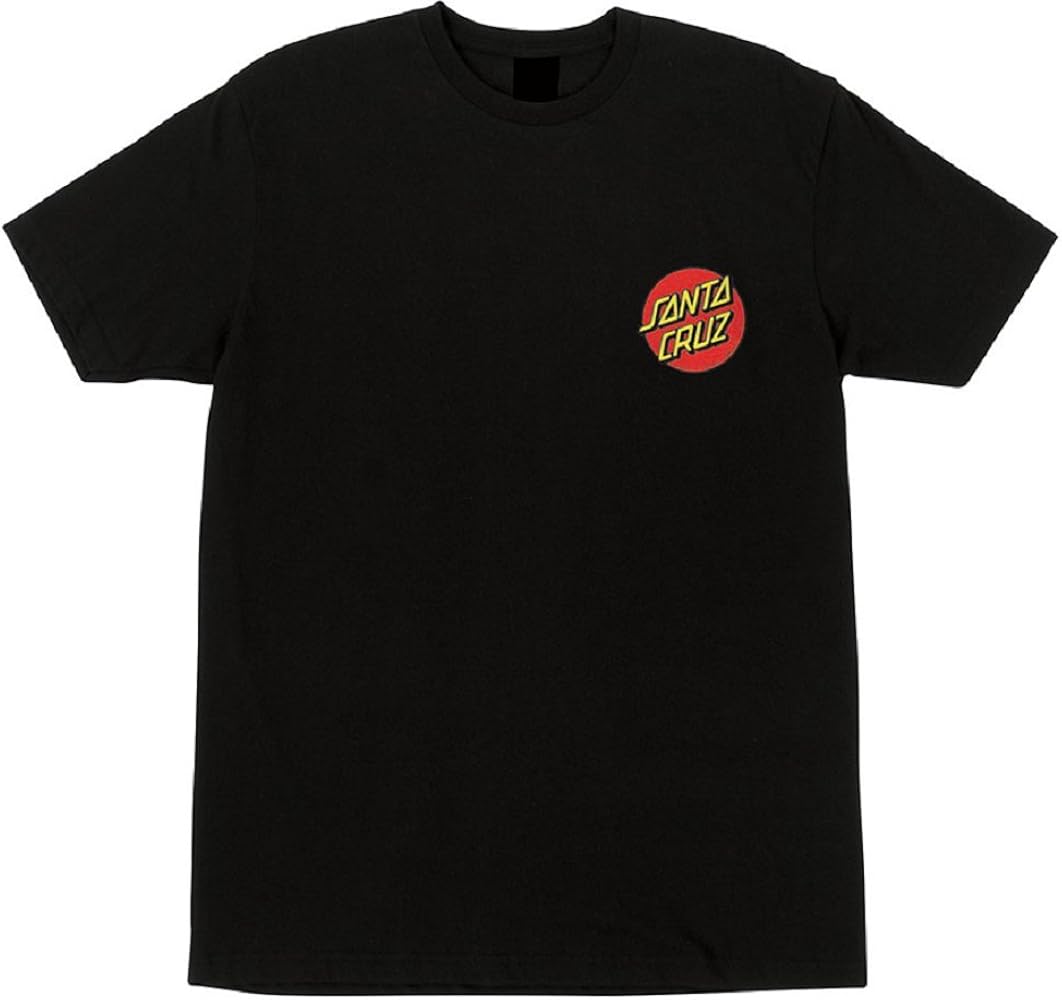 SANTA CRUZ Classic Dot Chest S/S Lightweight T-Shirt Black Med