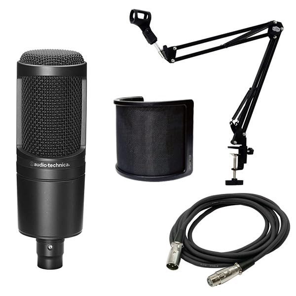 Amazon.co.jp: オーディオテクニカ AT2020 コンデンサーマイク +