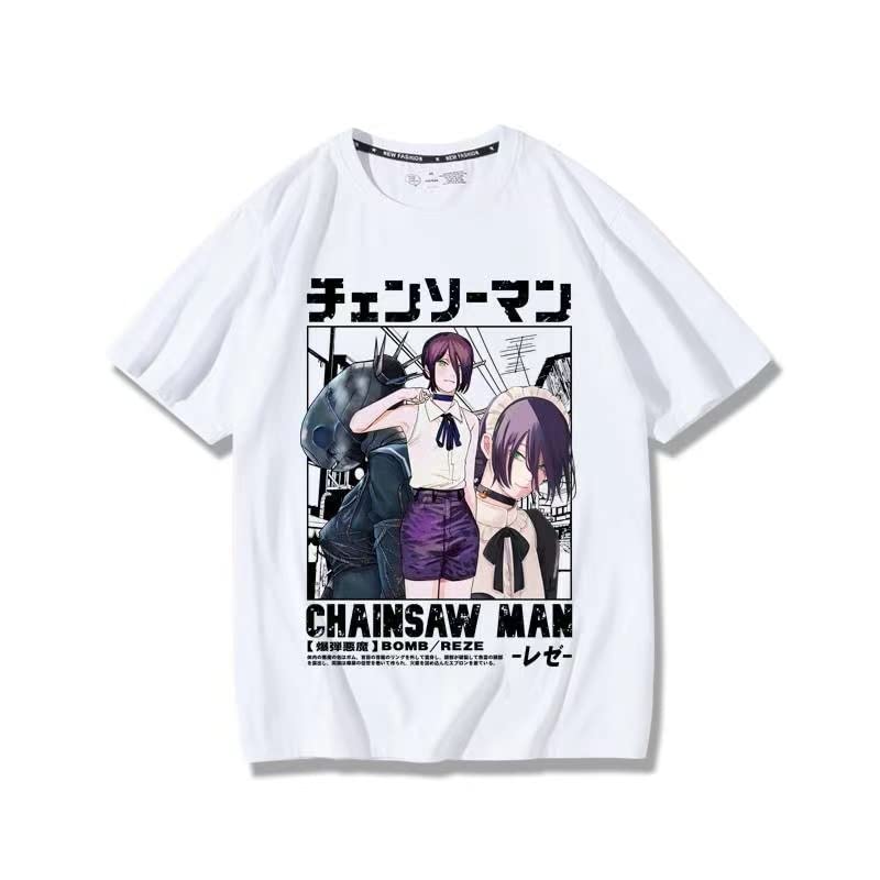 L*n様 希少 チェンソーマン レゼ ブラック フェード Tシャツ アニメ