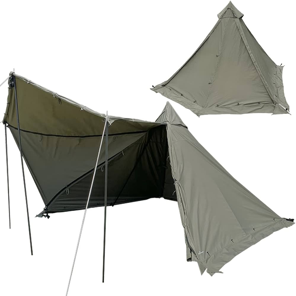 Amazon | FUTUREFOX FOX-PENTA ティピーテント TC素材 ワンポール