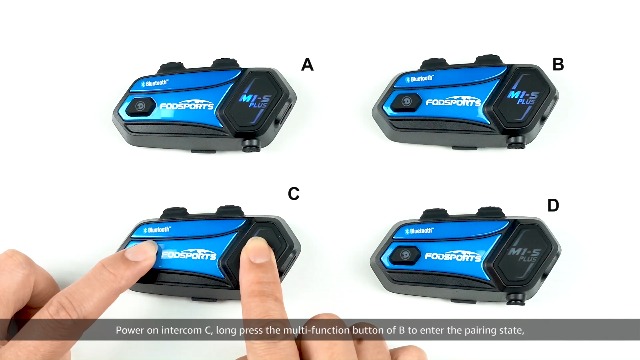 Amazon | FODSPORTS バイク インカム M1-S Plus インカム 10人同時通話