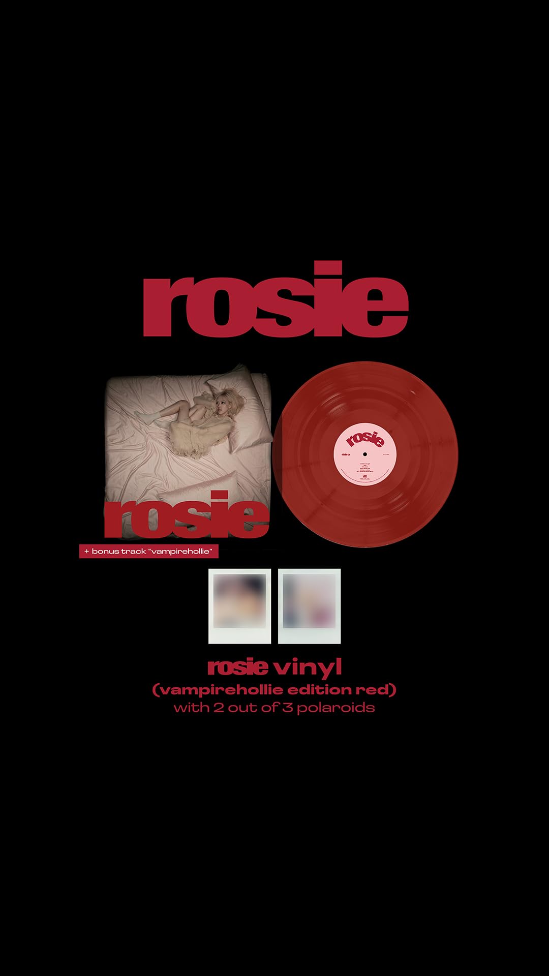 Amazon.co.jp: ロゼ ROSE - first studio album rosie [vinyl LP] 韓国