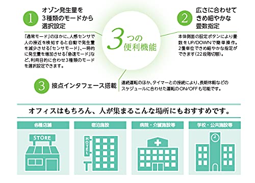 Amazon.co.jp: 【業務用限定】 NAKAYO ・日本製小型オゾン発生器