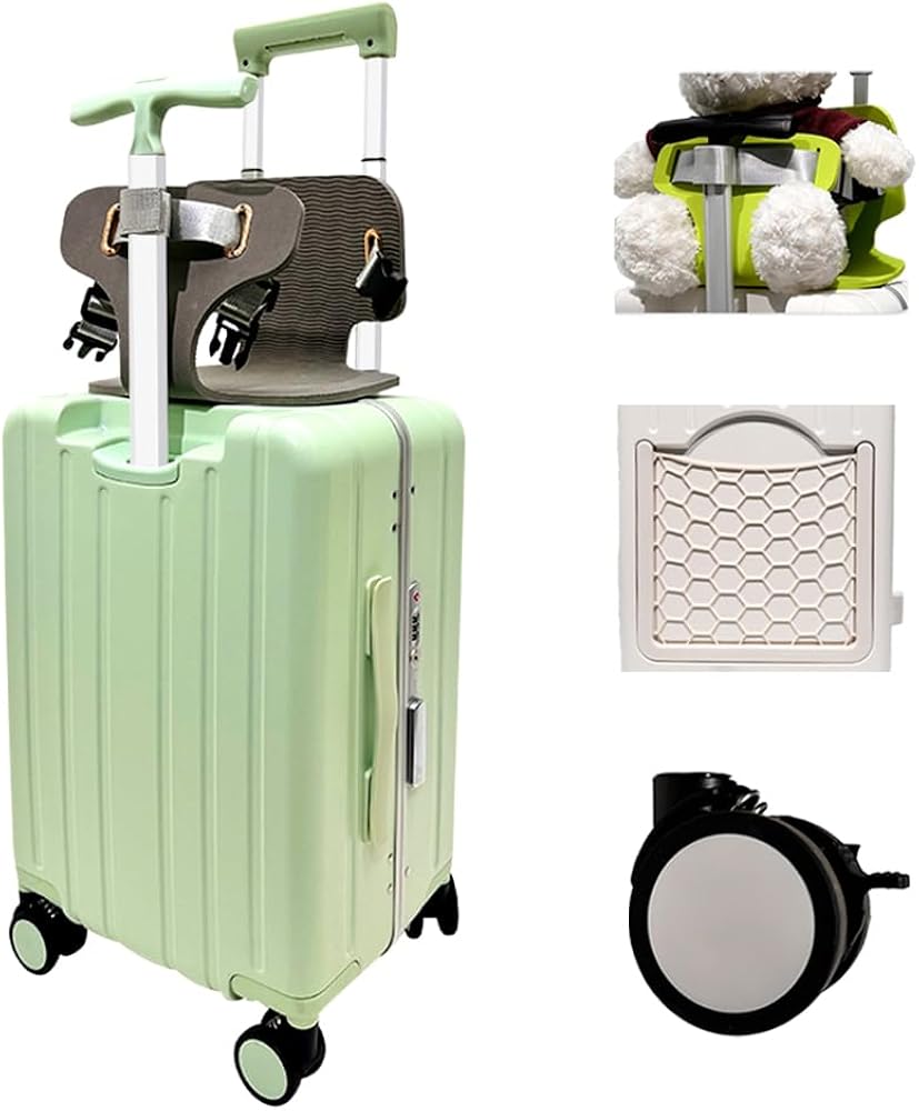 Amazon | [Saileeせーり] 子供が乗れるスーツケース 機内持ち込み 軽量