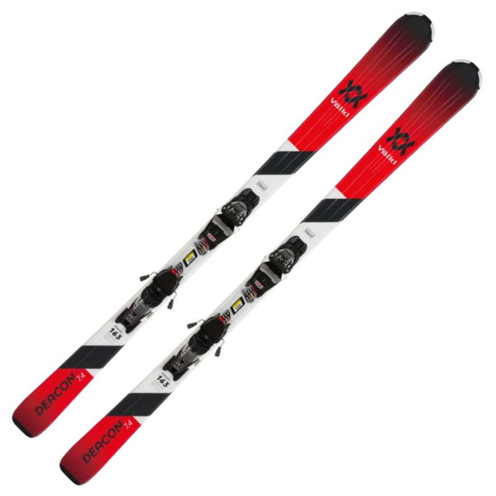 Amazon | VOLKL(フォルクル) スキー 板 ディーコン 7.4 119361 レッド