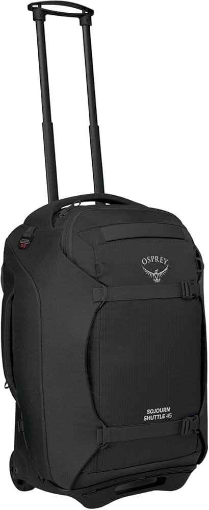 Amazon | Osprey Sojourn 車輪付きダッフルバッグ, ブラック, 22