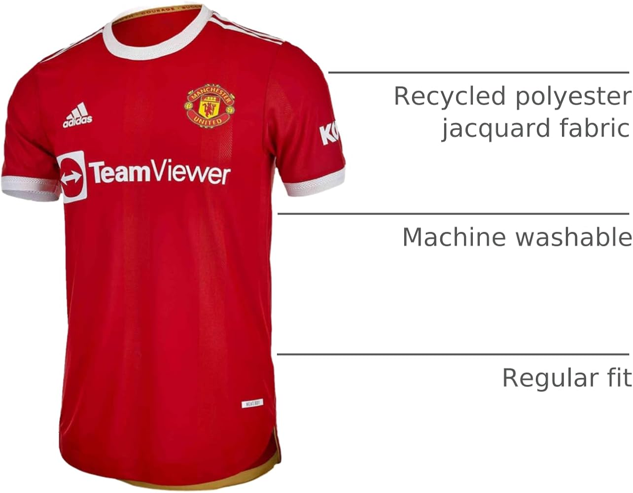 Amazon.com: adidas Men's Manchester United Home Authentic Soccer