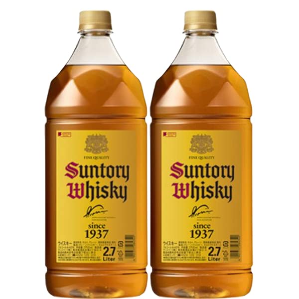 Amazon.co.jp: サントリー 角瓶 40度 2700mlペットボトル(2.7L)×2本