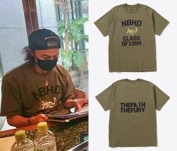 Amazon.co.jp: B'z 稲葉浩志 着用 Tシャツ M ネイバーフッド カーキ