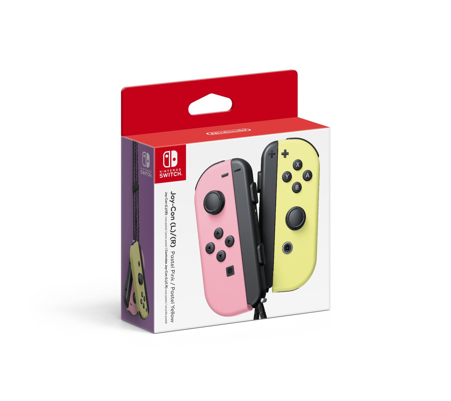 Amazon.com: Joy-Con (L)/(R) - Pastel Pink/Pastel Yellow : Video Games