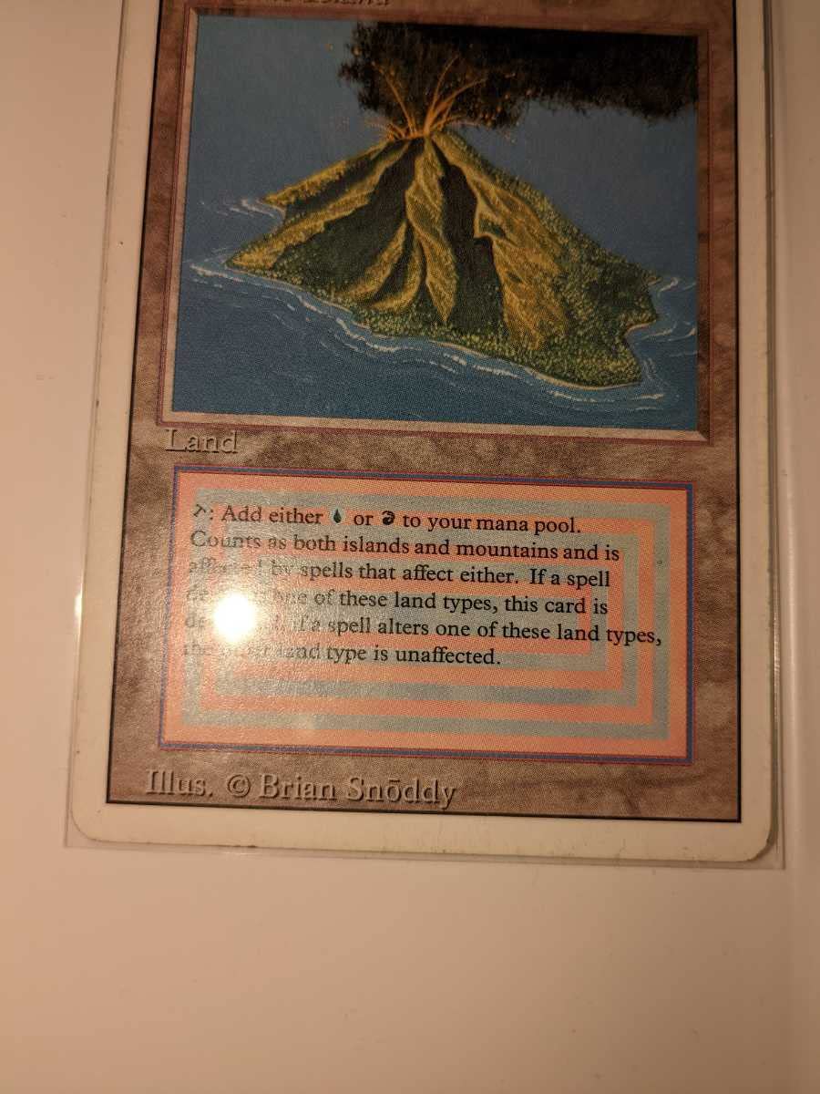 MTG Volcanic ボルカニックアイランド 2枚セット(黄) MTG Volcanic