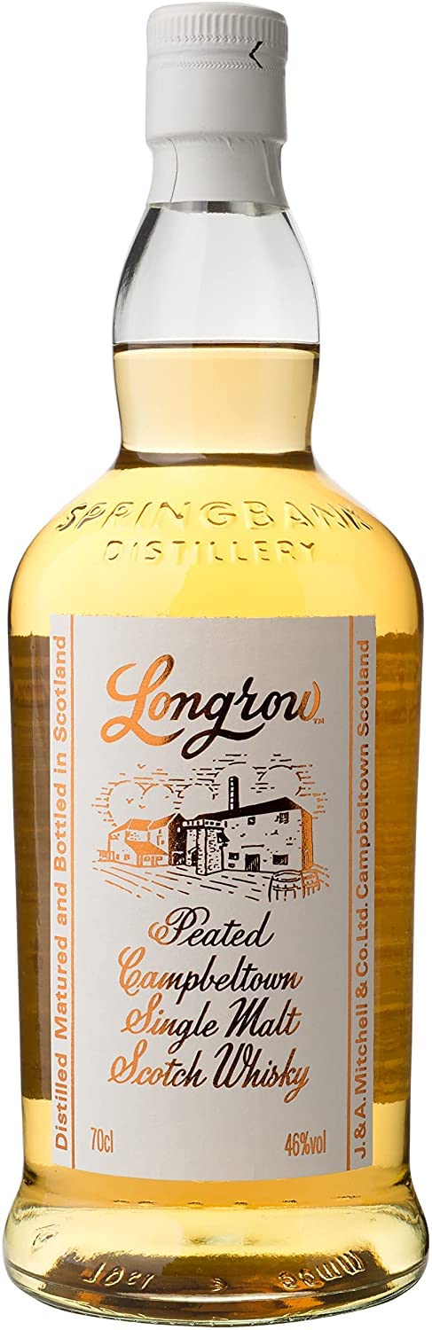 Amazon.co.jp: ロングロウ ピーテッド 46度 700ml □スプリングバンク