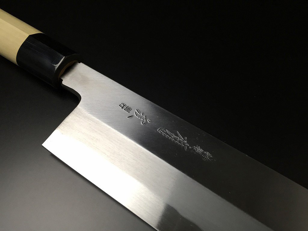 Amazon | 有次 包丁 ARITSUGU 別打 薄刃 195mm 青鋼2 築地 柄 名入れ