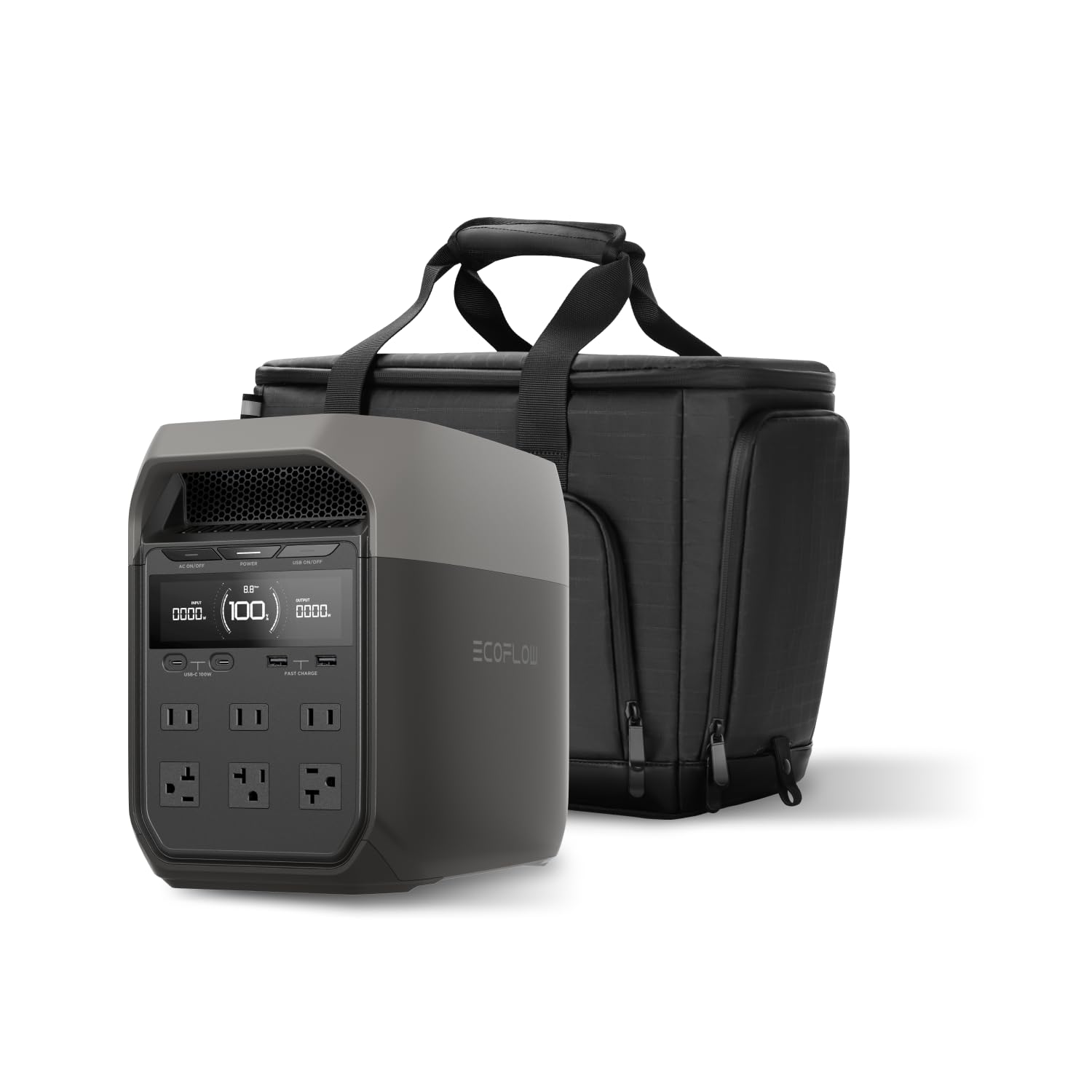 Amazon.co.jp: EcoFlow DELTA 3 ポータブル電源 1024Wh と 収納バッグ