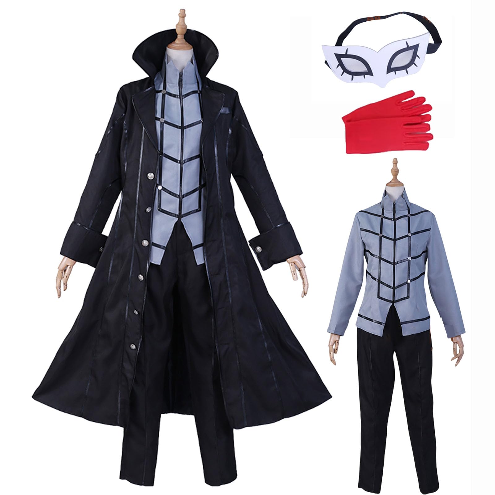 Amazon.co.jp: [YAORUI]ペルソナ 雨宮蓮 コスプレ衣装 joker