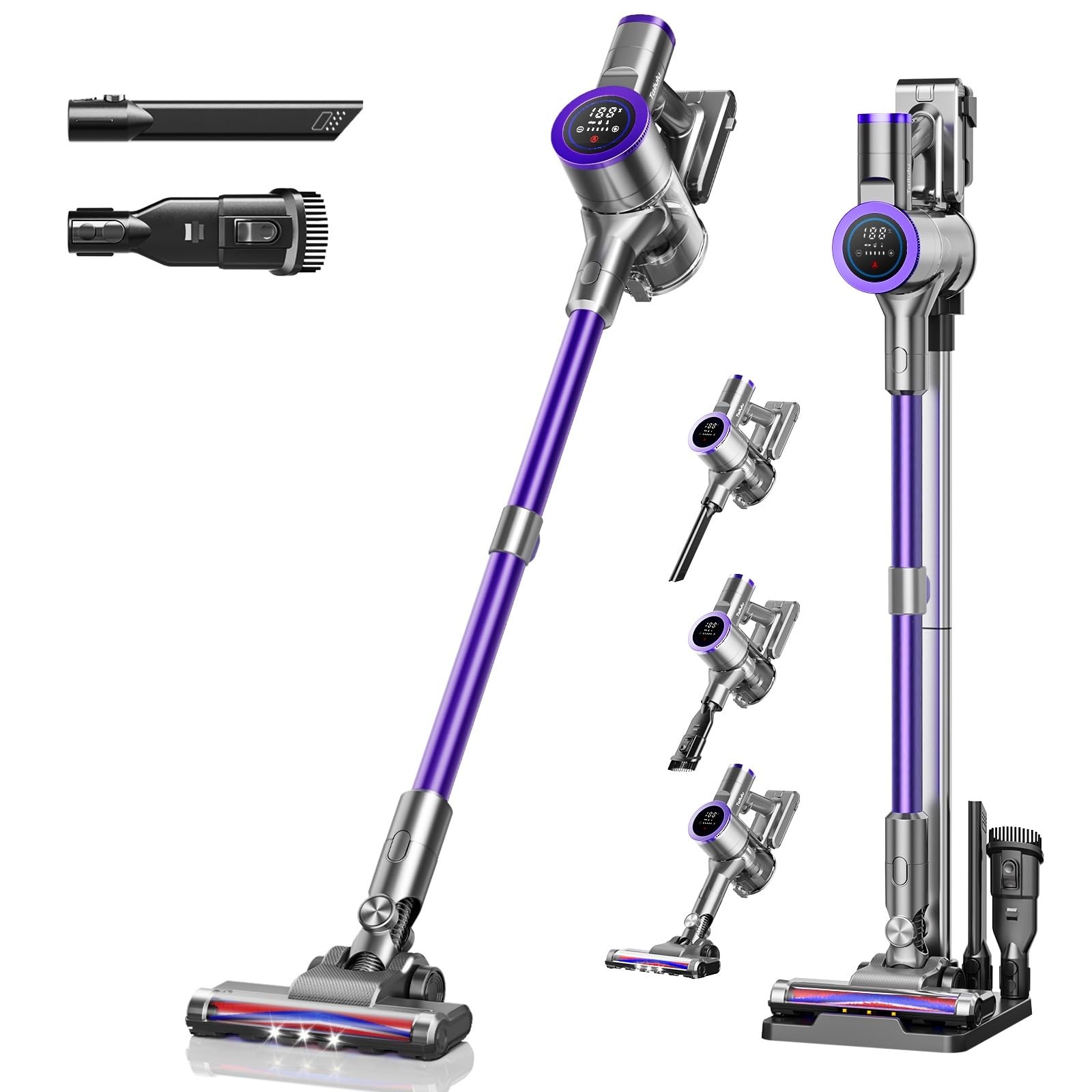 Amazon | 掃除機 コードレス【2026衝撃的デビュー！真110Kpa超強力吸引