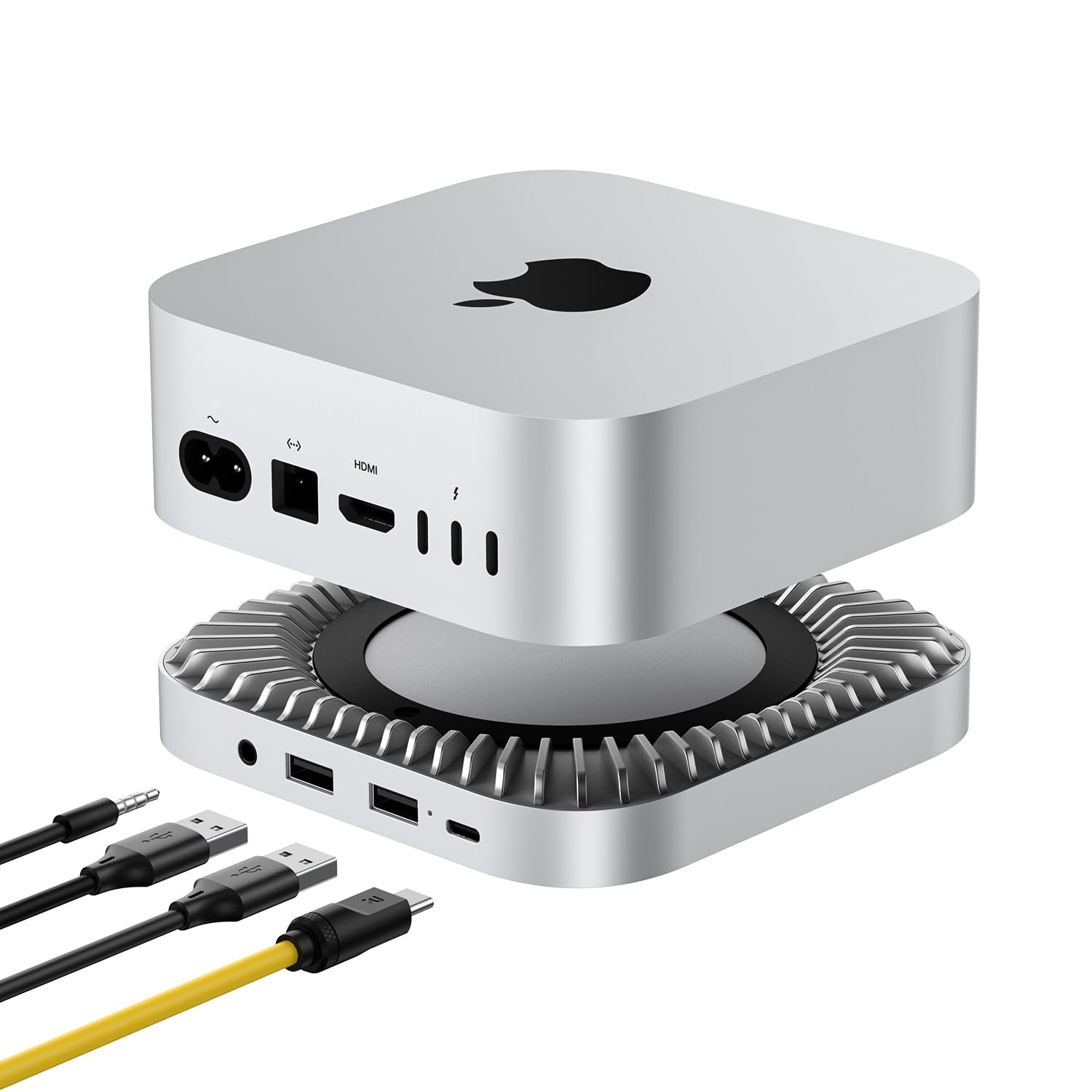Amazon.com: 40Gbps Aluminum Hub & Stand for New M4/M4 Pro Mac mini