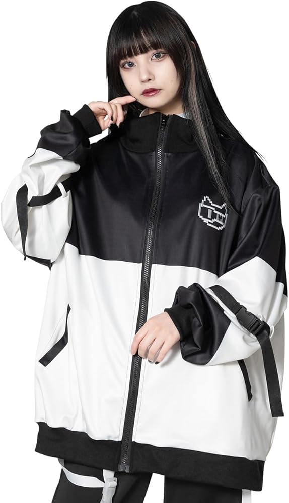 Amazon | [エーシーディーシーラグ] ドットネコ ジャージジャケット BK