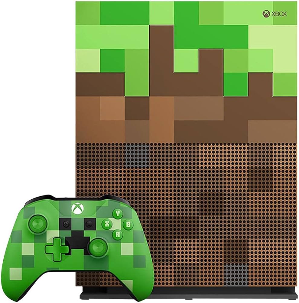 Amazon.com: Xbox One S 1TB Limited Edition Console - Minecraft