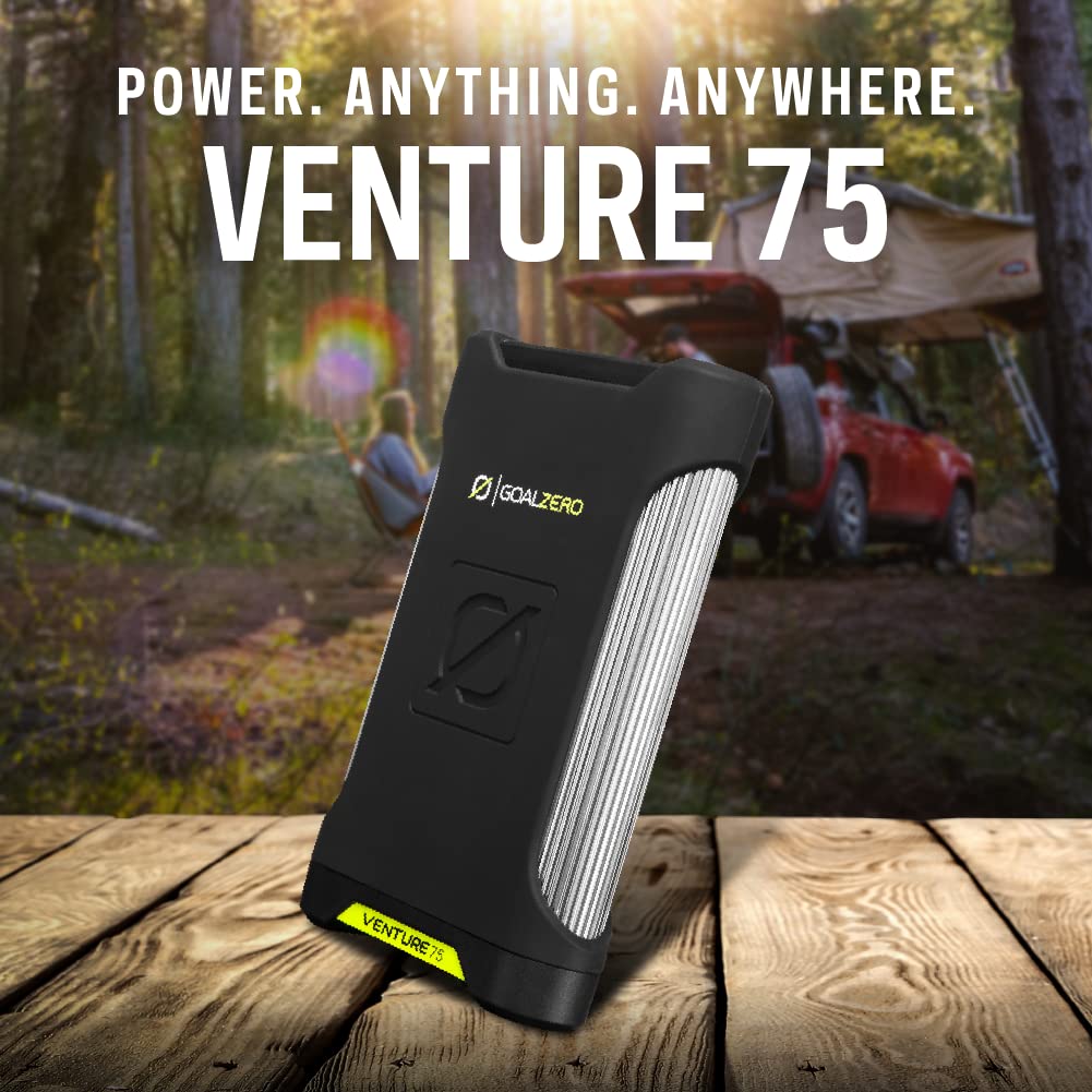 Goal Zero Venture 75 Portable Charger Power Bank 19200mAH 60W USB