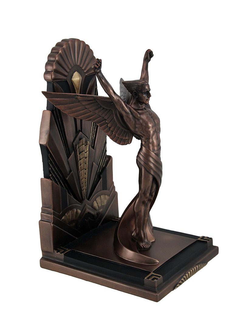 Amazon.com: The Winged Man Metallic Copper Finish Art Deco Single