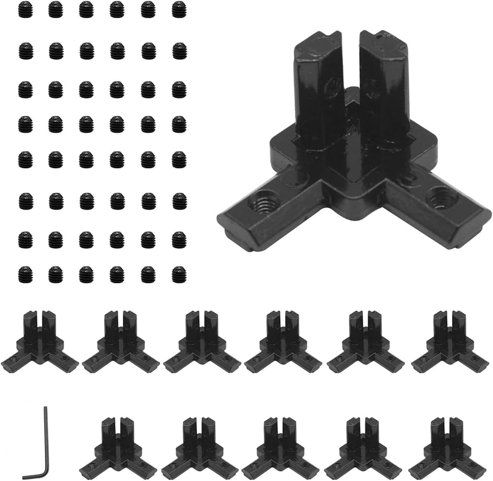 Amazon.co.jp: Seekliny 2020年ハードウェア3ウェイコーナーブラケット