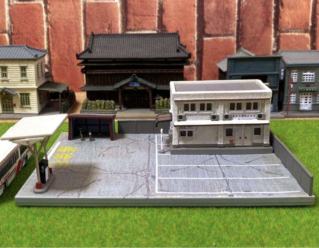 Amazon | Nゲージ ジオラマセット 昭和の街並み ジオコレ建物 車 人