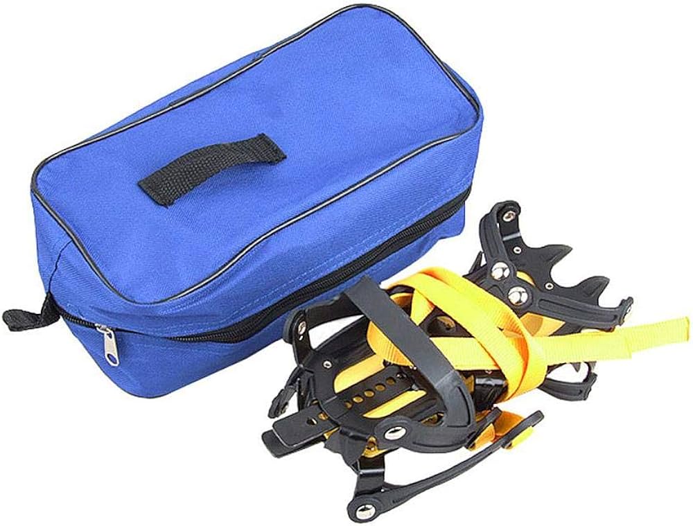 Amazon | YOGOGO 10本爪 アイゼン 簡単装着 収納袋付き フリーサイズ