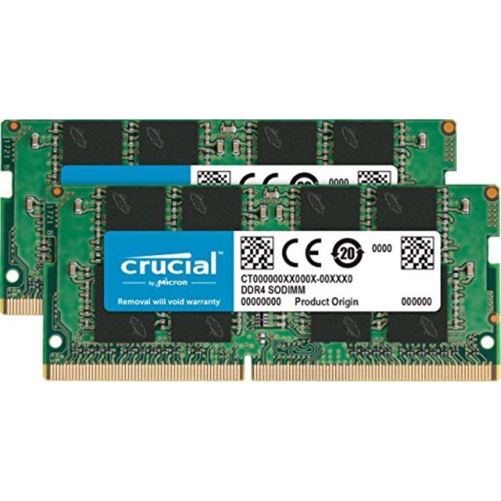 Crucial 16GB kit (8GBx2), 260-pin SODIMM, DDR4 PC4-19200, at