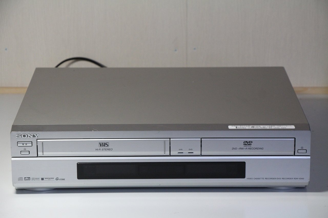Amazon | SONY “スゴ録” RDR-VD60 VHSビデオ一体型DVDレコーダー | DVD