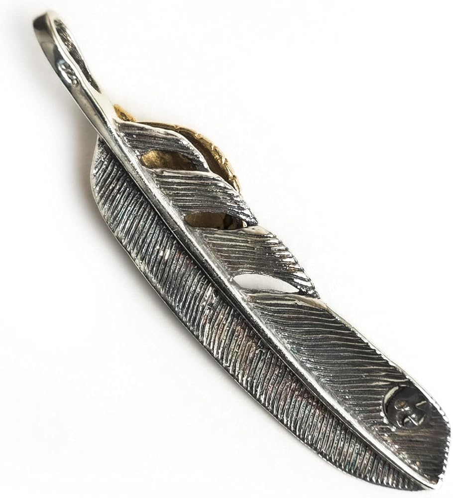 Amazon | ネイティブアメリカン インディアン イーグル フェザー 羽 金