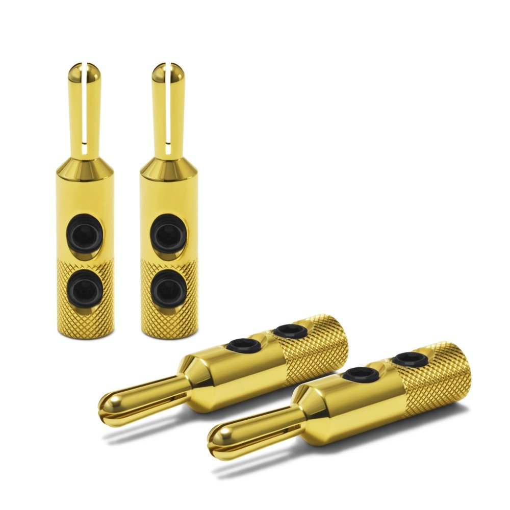 Amazon | OYAIDE GBN 24Kダイレクト金メッキネジ止め式バナナプラグ 4