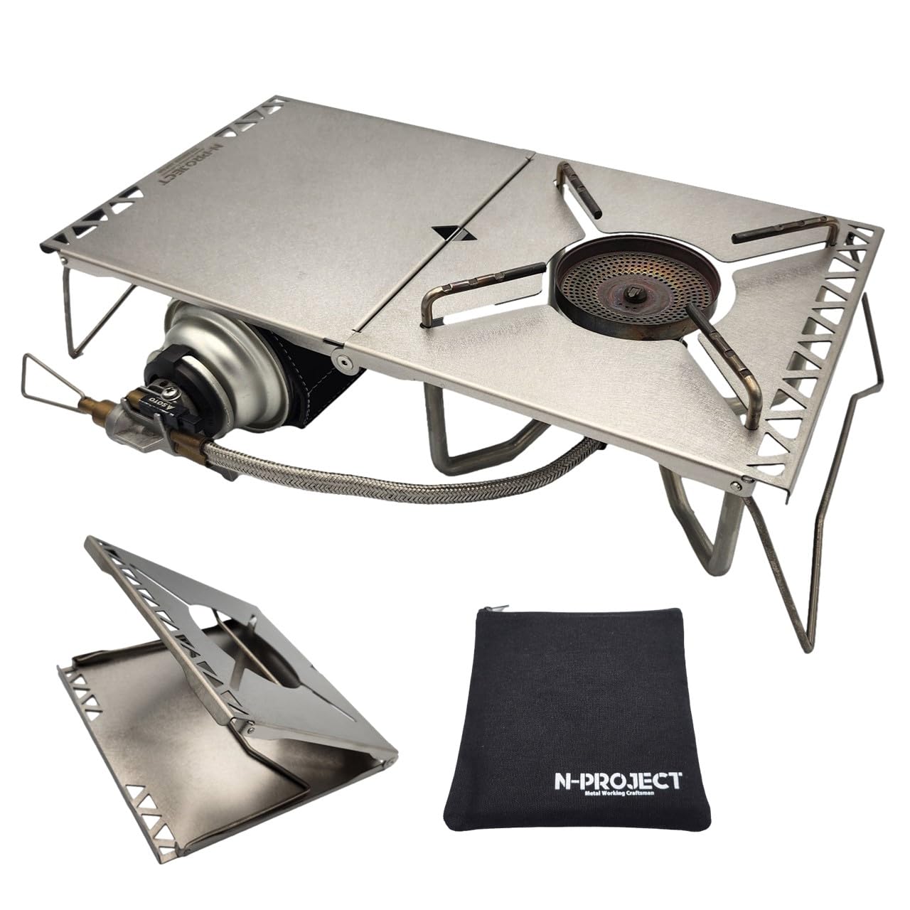 Amazon.co.jp: N-project チタン遮熱テーブル 折畳式 SOTO ST-330
