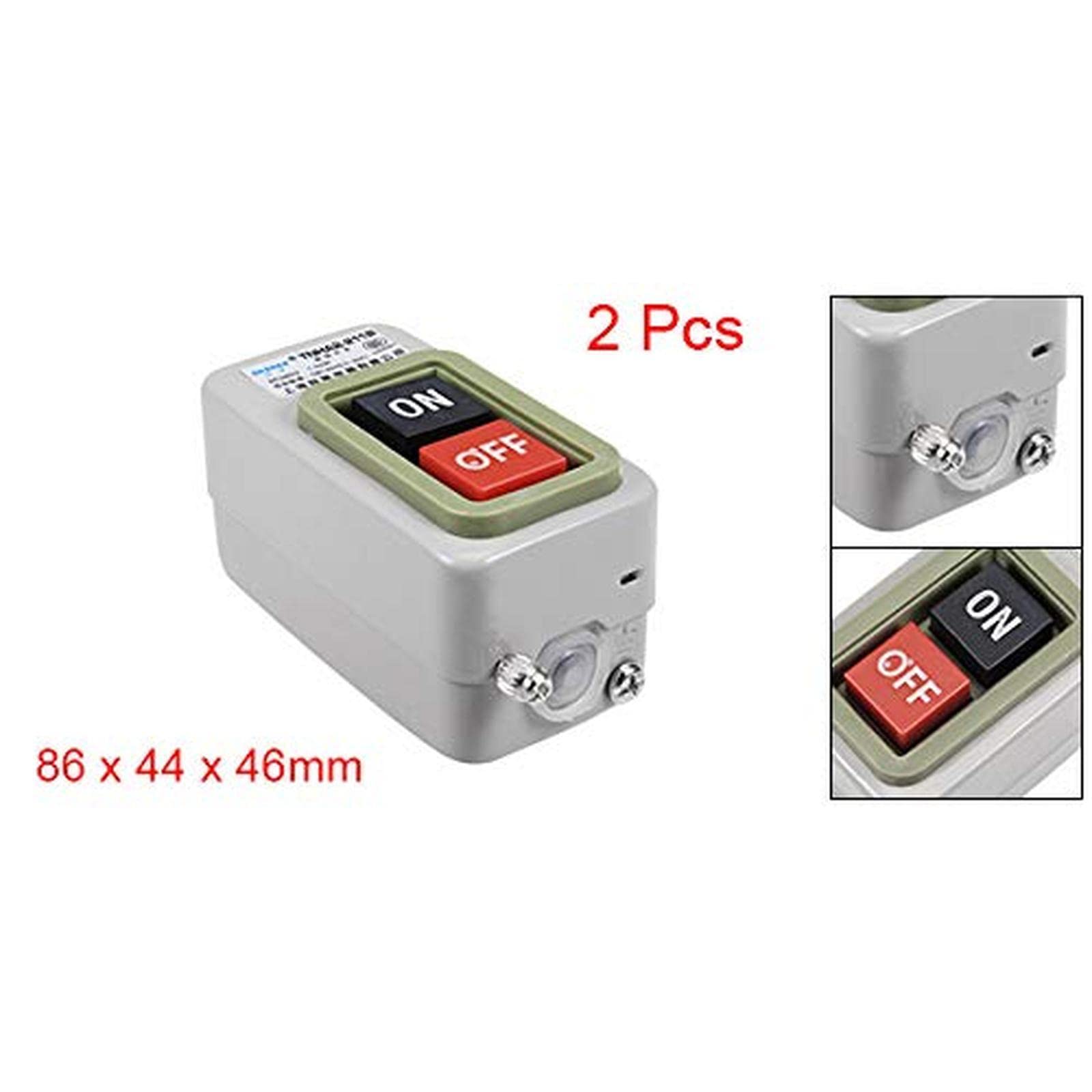 Amazon.co.jp: BEROZA ラッチ式電源押しボタンスイッチ ON OFF 3相