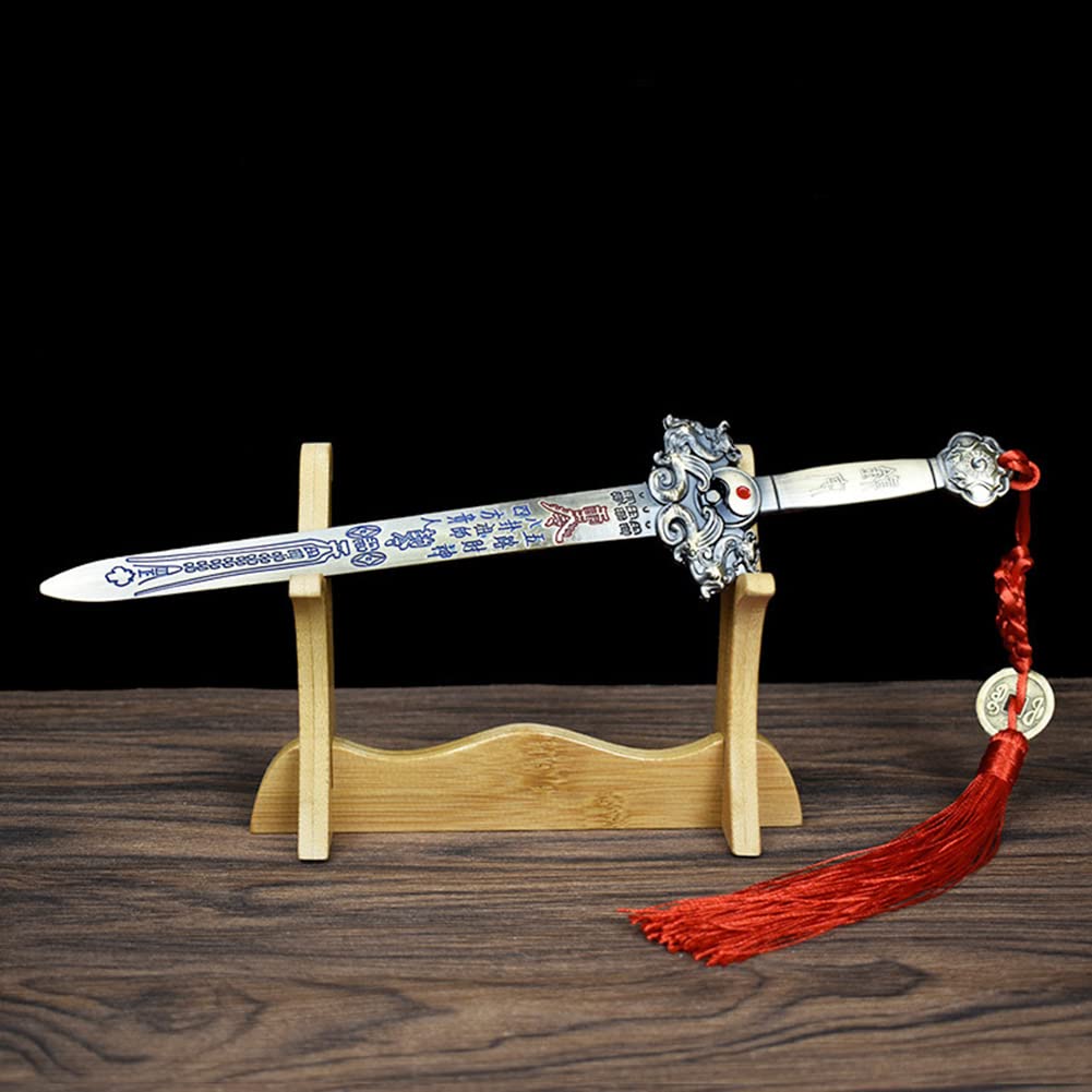 Amazon.co.jp: 中国の道教の陰陽の剣、風水装飾品の装飾、7つ星の剣の