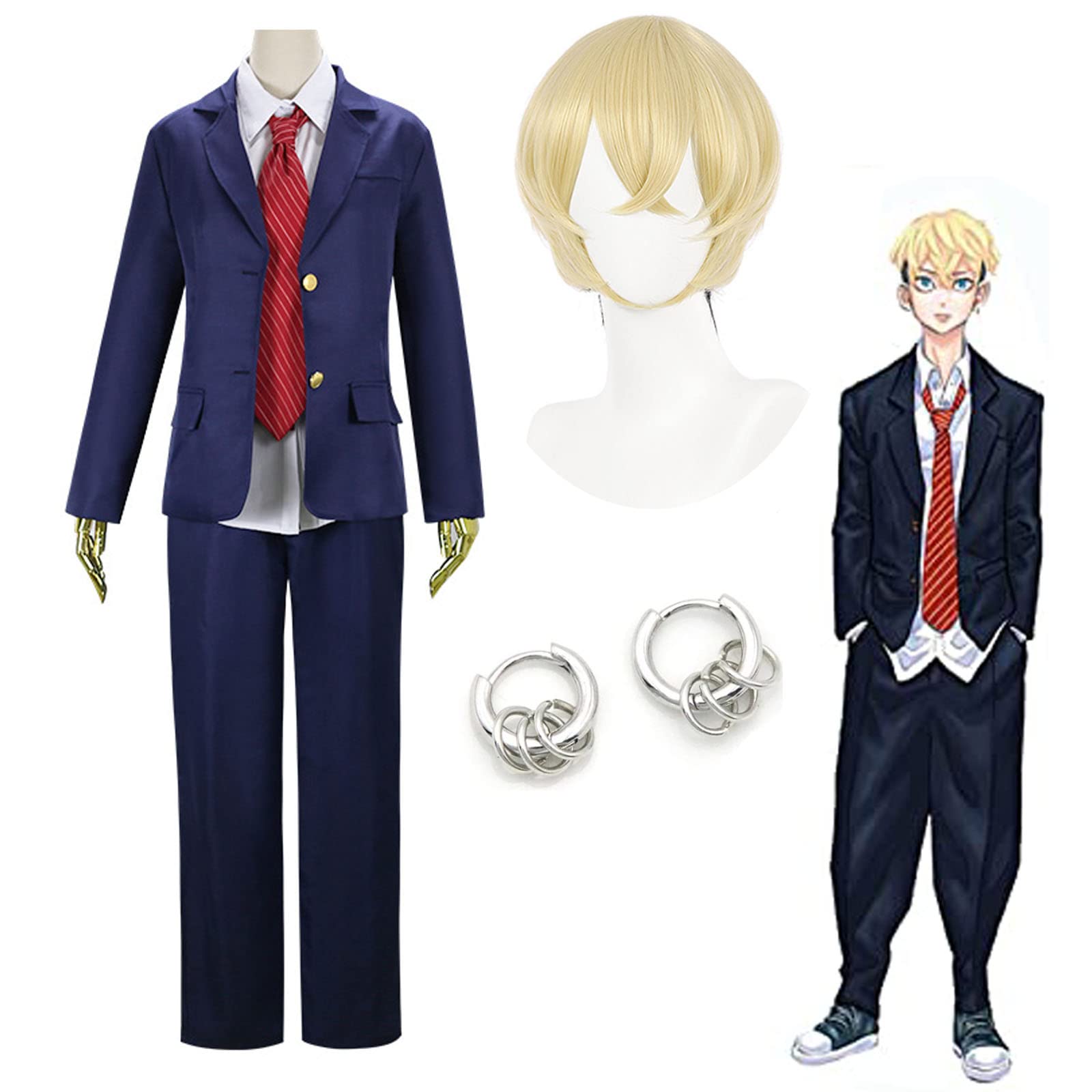 Amazon.co.jp: 東京リベンジャーズ 松野千冬 場地圭介 コスプレ衣装