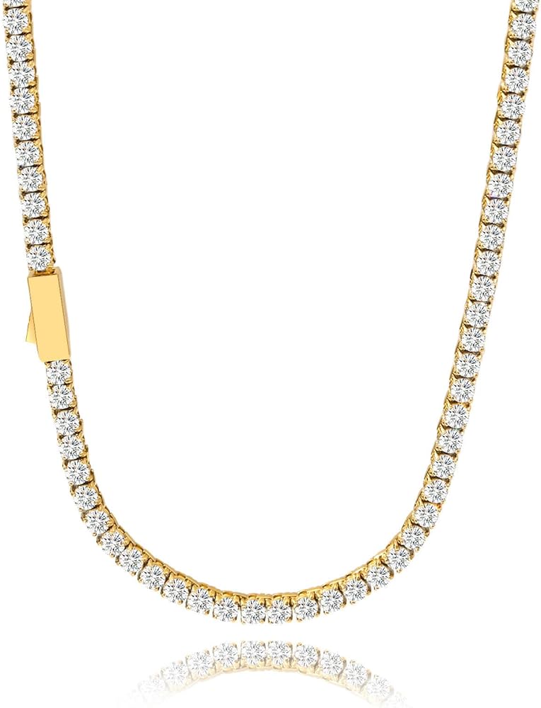 Amazon | [Lucliss] テニスチェーン テニスチェーンネックレス