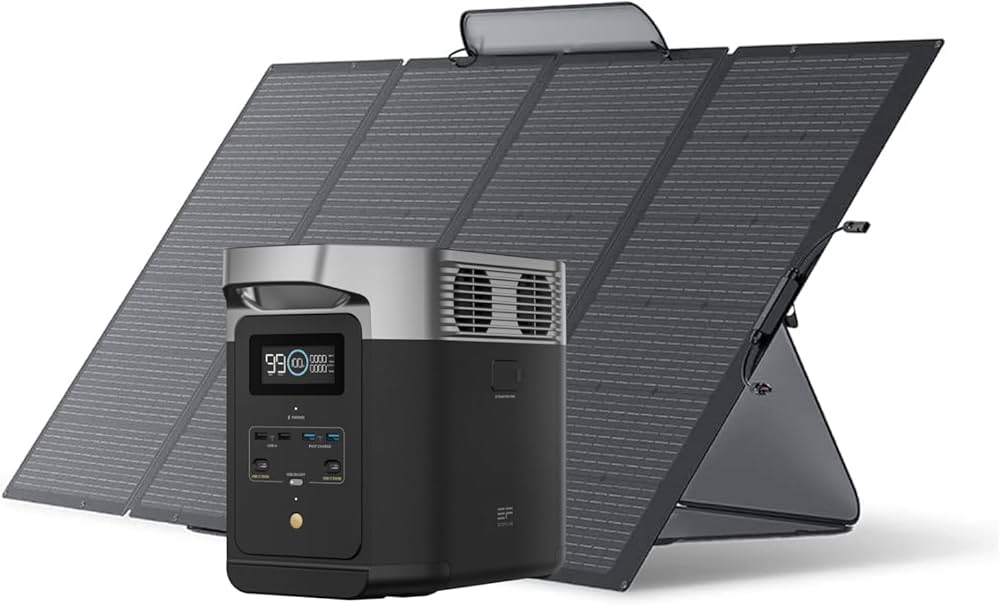 Amazon.co.jp: EcoFlow ポータブル電源 ソーラーパネルセット 太陽光