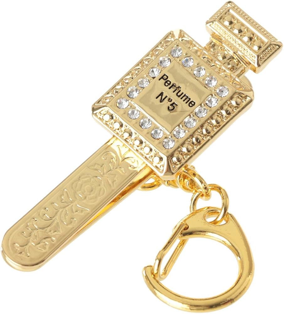 Amazon.co.jp: [porte] 香水瓶 バッグキークリップ (シルバー
