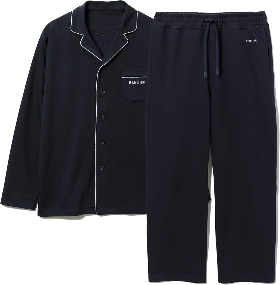 Amazon | [TENTIAL] BAKUNE パジャマ スウェット 上下セット 一般医療