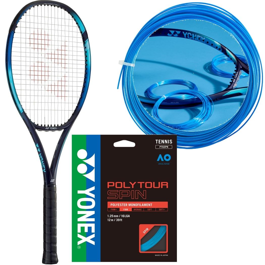 Amazon | Yonex EZONE 100 (300G) スカイブルー テニスラケット (4 1/8