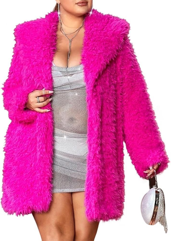 Amazon.com: RED DOT BOUTIQUE 690 - Plus Size Open Front Statement