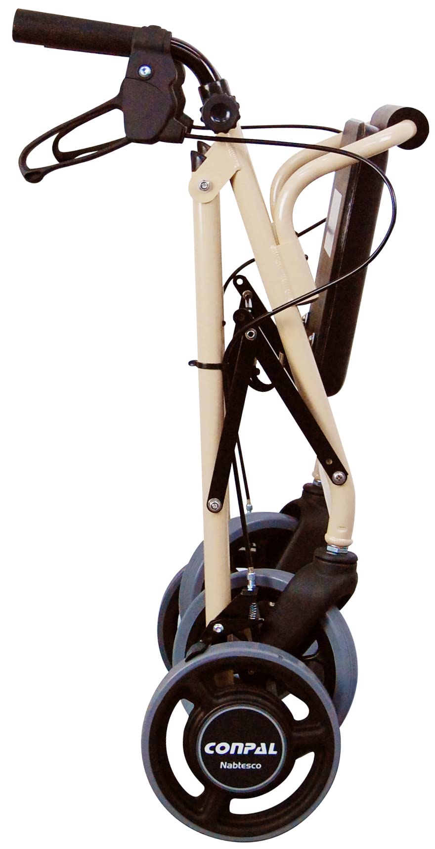 Amazon.co.jp: 竹虎 【歩行車】 ハッピーミニ抑速ブレーキ ミルク