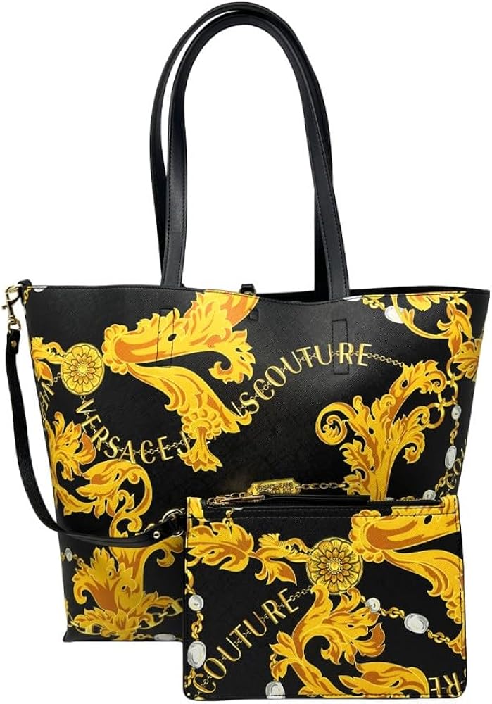 Amazon | VERSACE JEANS COUTURE レディース トートバッグ ブラック