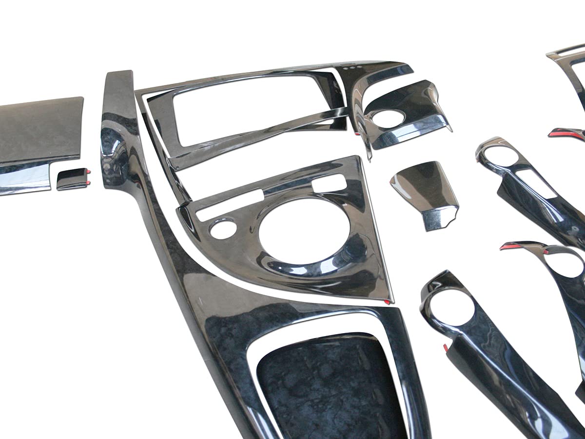 Amazon | TRISTAR'S [プリウス ZVW 30系] インテリアパネル 19P 黒木目